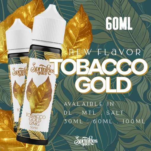 Sprinkles - TOBACCO GOLD - MTL - 60ML