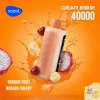 VOZOL Gear Hookah 40000 Puffs Disposable - DRAGONFRUIT BANANA CHERRY - (RECHARGEABLE )