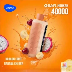 VOZOL Gear Hookah 40000 Puffs Disposable - DRAGONFRUIT BANANA CHERRY - (RECHARGEABLE )