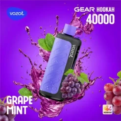 VOZOL شيشة جير 40000 مزة - عنب نعناع - (قابلة للشحن)