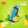 VOZOL Gear Hookah 40000 Puffs Disposable - LEMON MINT - (RECHARGEABLE )