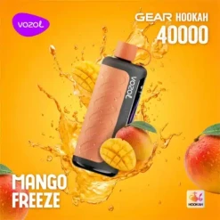 VOZOL Gear Hookah 40000 Puffs Disposable - MANGO FREEZE - (RECHARGEABLE )