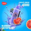VOZOL Gear Hookah 40000 Puffs Disposable - BLUEBERRY WATERMELON - (RECHARGEABLE )