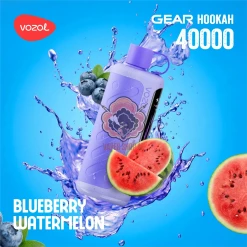 VOZOL Gear Hookah 40000 Puffs Disposable - BLUEBERRY WATERMELON - (RECHARGEABLE )