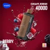 VOZOL Gear Hookah 40000 Puffs Disposable - BERRY ICE - (RECHARGEABLE )