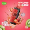 VOZOL Gear Hookah 40000 Puffs Disposable - FROZEN STRAWBERRY KIWI - (RECHARGEABLE )