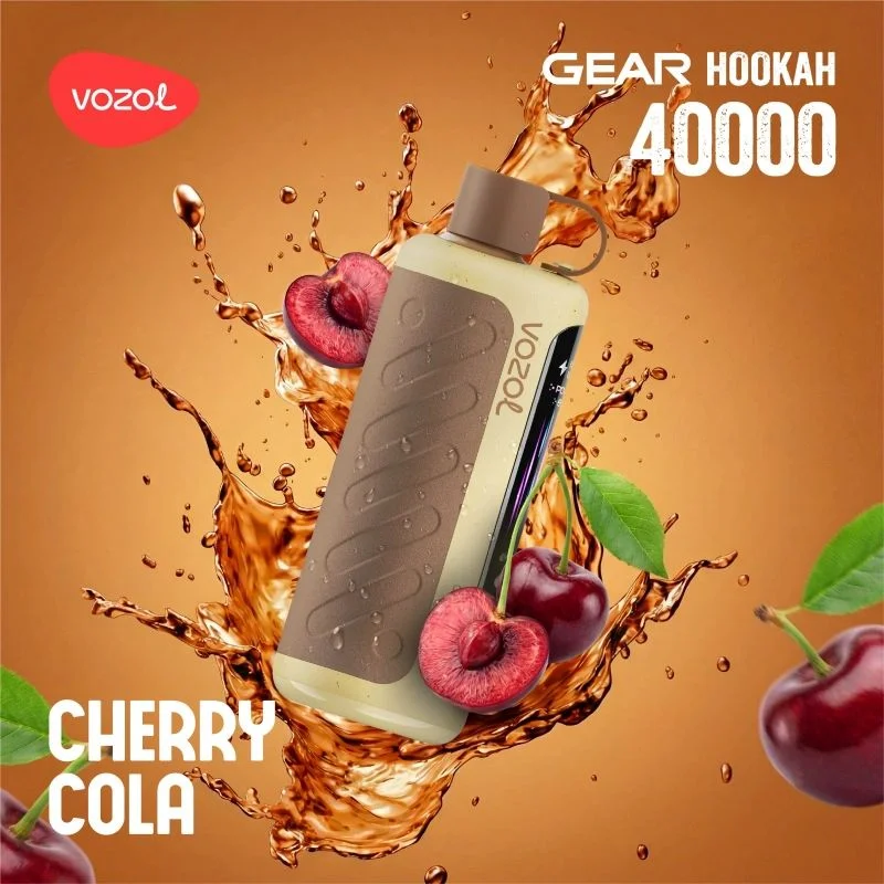 VOZOL Gear Hookah 40000 Puffs Disposable - CHERRY COLA - (RECHARGEABLE ) 1 VOZOL Gear Hookah 40000 Puffs Disposable - CHERRY COLA - (RECHARGEABLE )