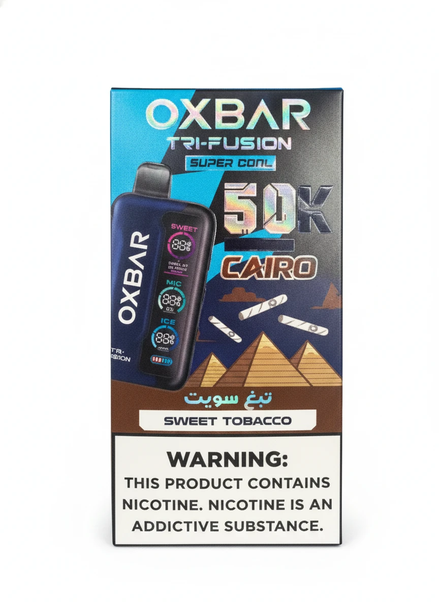 sweet tobacco disposable vape OXBAR SYNTRIX Ghost It 40K OXBAR TRI-FUSION SUPER COOL Disposable