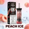 Al Fakher Crown Bar E Hose X Disposable - PEACH ICE - (60000 Puffs) ( RECHARGEABLE )
