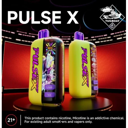 TUGBOAT PULSE X - GRAPE ICE - 50000 PUFFS - ( RECHARGEABLE ) 1 TUGBOAT PULSE X - GRAPE ICE - 50000 PUFFS - ( RECHARGEABLE )