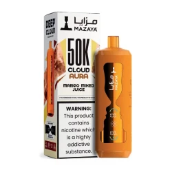 MAZAYA SHISHA - MANGO MIXED JUICE - 50000 Puffs Disposable ( RECHARGEABLE )