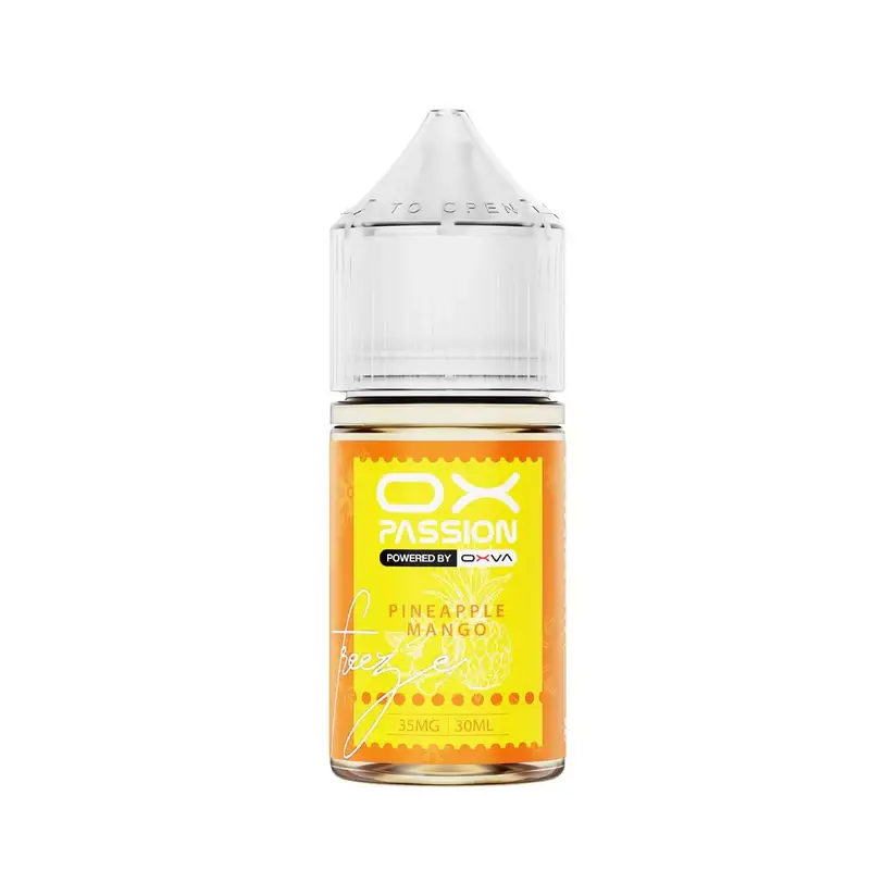 OXPASSION - FREEZE - PINEAPPLE MANGO -ملح - 30 مل 1 OXPASSION - FREEZE - أناناس مانجا - نيكوتين سولت - 30 مل