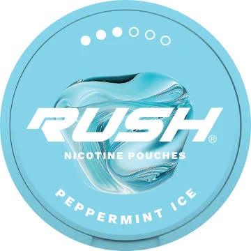 RUSH NICOTINE POUCHES PEPPERMINT ICE (11MG) 1 RUSH NICOTINE POUCHES PEPPERMINT ICE (11MG)