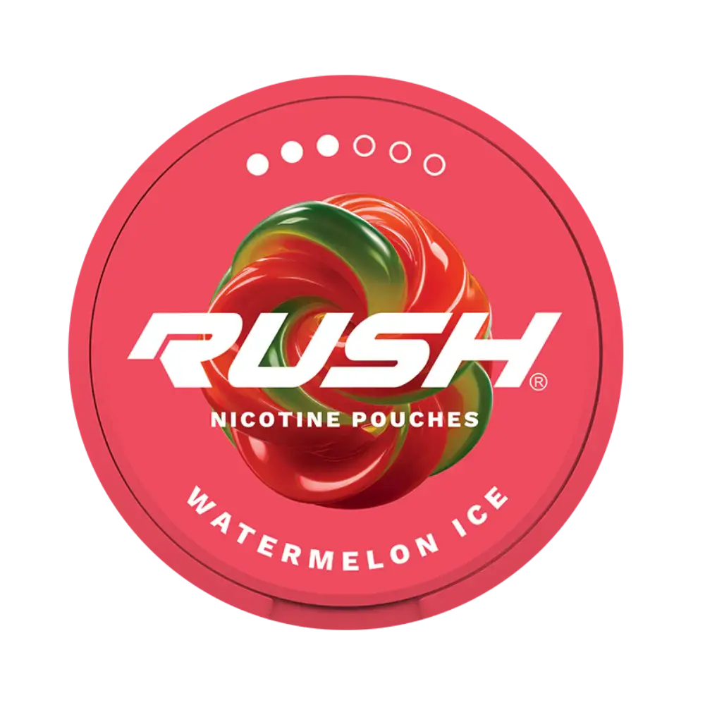 RUSH NICOTINE POUCHES WATERMELON ICE (11MG) 1 RUSH NICOTINE POUCHES WATERMELON ICE (11MG)
