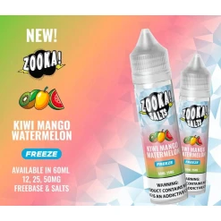 KIWI MANGO WATERMELON - ZOOKA FREEZE - MTL - 60ML