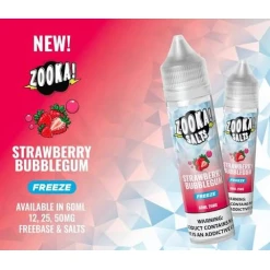 STRAWBERRY BUBBLEGUM - ZOOKA FREEZE - MTL - 60ML