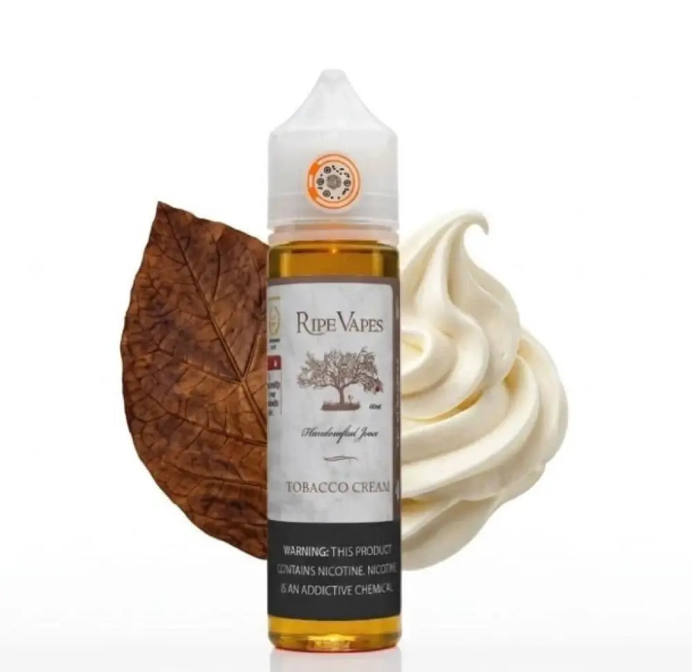 TOBACCO CREAM - Ripe Vapes - MTL - 60ML 1 TOBACCO CREAM - Ripe Vapes - MTL - 60ML