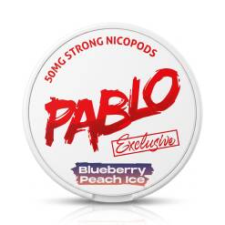 PABLO NICOTINE POUCHES BLUEBERRY PEACH ICE (50MG) STRONG