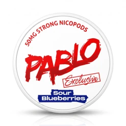 PABLO NICOTINE POUCHES SOUR BLUEBERRIES (50MG) STRONG