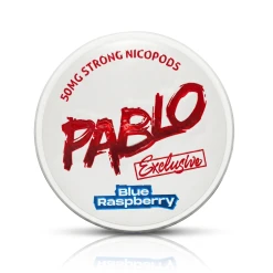 PABLO NICOTINE POUCHES BLUE RASPBERRY (50MG) STRONG