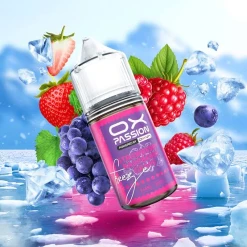OXPASSION - FREEZE - STRAWBERRY RASPBERRY GRAPE -SALT - 30ML