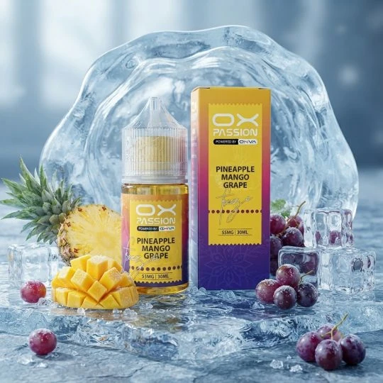OXPASSION - FREEZE - PINEAPPLE MANGO GRAPE -SALT - 30ML 1 OXPASSION - FREEZE - PINEAPPLE MANGO GRAPE -SALT - 30ML