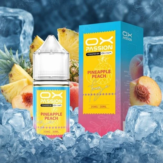 OXPASSION - FREEZE - PINEAPPLE PEACH -SALT - 30ML 1 OXPASSION - FREEZE - PINEAPPLE PEACH -SALT - 30ML