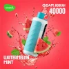 VOZOL Gear Hookah 40000 Puffs Disposable - WATERMELON MINT - (RECHARGEABLE )