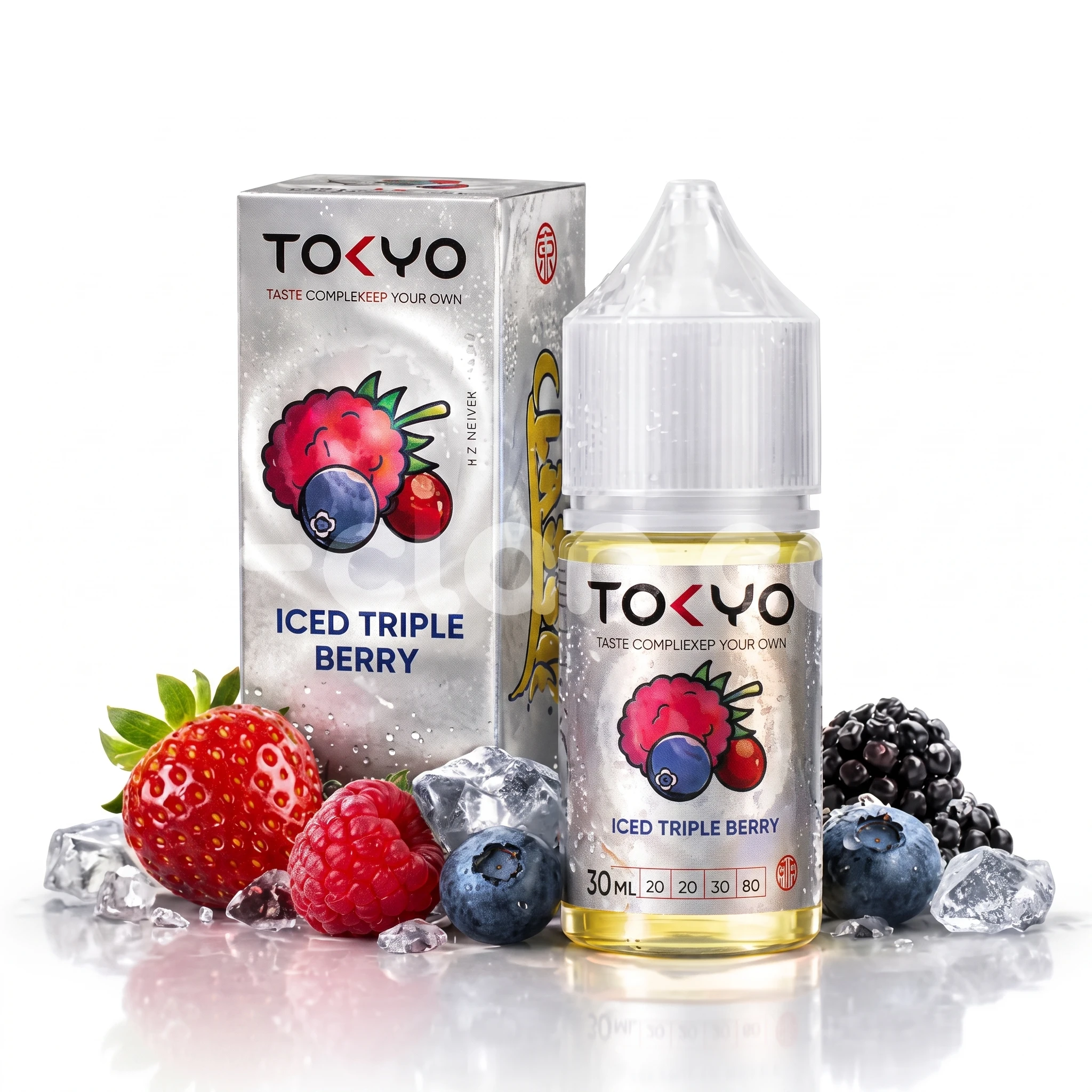 TOKYO - ICED TRIPLE BERRY - SALT - 30ML 1 TOKYO - ICED TRIPLE BERRY - SALT - 30ML