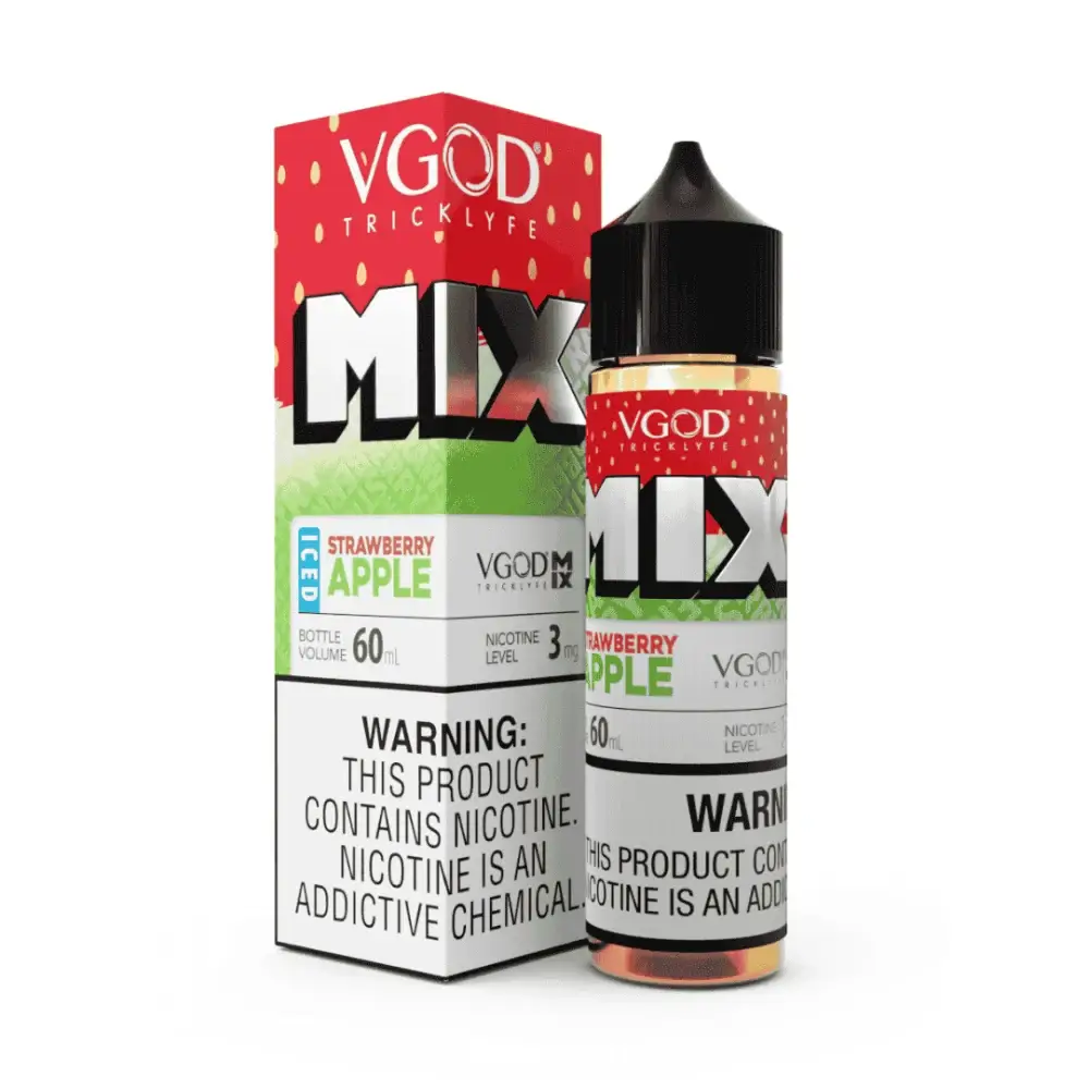 MIXD STRAWBERRY APPLE - VGOD - DL - 60ML 1 MIXD STRAWBERRY APPLE - VGOD - DL - 60ML