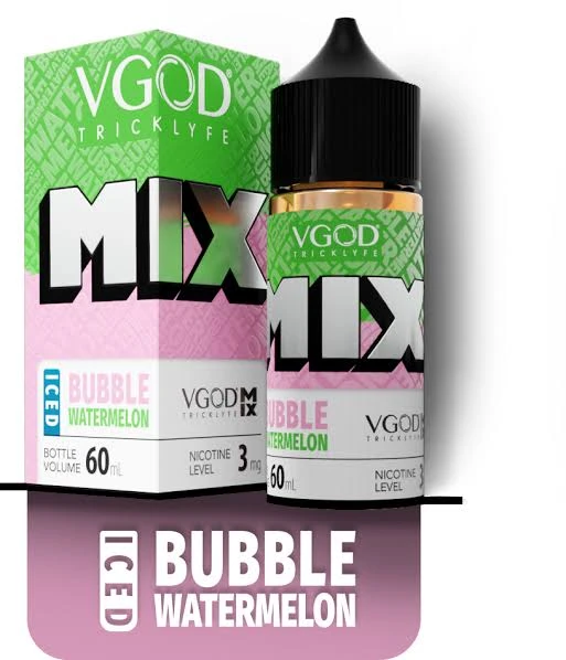 MIXD BUBBLE WATERMELON - VGOD - MTL - 60ML 1 MIXD BUBBLE WATERMELON - VGOD - MTL - 60ML