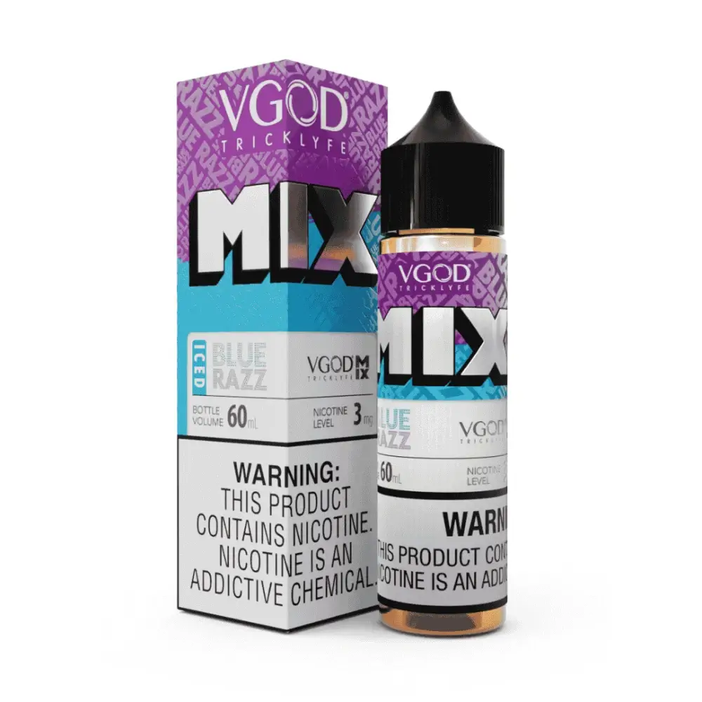 MIXED BLUE RAZZ - VGOD - MTL - 60ML 1 MIXED BLUE RAZZ - VGOD - MTL - 60ML
