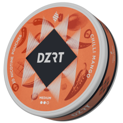 DZRT NICOTINE POUCHES CHILLI MANGO (6MG) MEDIUM