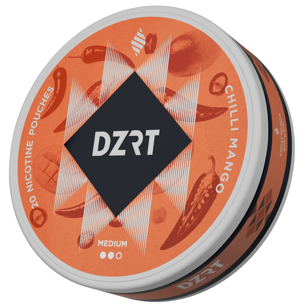 DZRT NICOTINE POUCHES CHILLI MANGO (6MG) MEDIUM 1 DZRT NICOTINE POUCHES CHILLI MANGO (6MG) MEDIUM