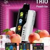 ELFBAR TRIO 40000 PUFFS - PEACH ICE - ( RECHARGEABLE )
