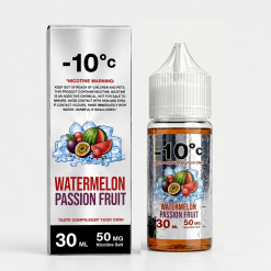 -10C SUPER COOL - WATERMELON PASSIONFRUIT - SALT - 30ML