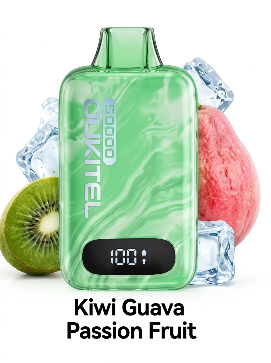 OUKITEL MATE PRO Disposable 50000 puffs - KIWI GUAVA PASSIONFRUIT - ( RECHARGEABLE ) 1 OUKITEL MATE PRO Disposable 50000 puffs - KIWI GUAVA PASSIONFRUIT - ( RECHARGEABLE )