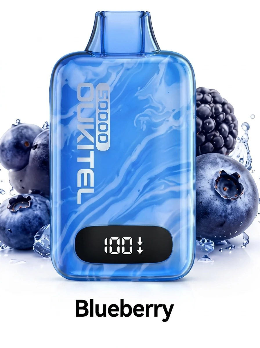OUKITEL MATE PRO Disposable 50000 puffs - BLUEBERRY - ( RECHARGEABLE ) 1 OUKITEL MATE PRO Disposable 50000 puffs - BLUEBERRY - ( RECHARGEABLE )