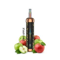 HOOKAH LIT PRO للاستخدام مرة واحدة - TWO APPLE - (60000 Puffs) ( RECHARGEABLE )