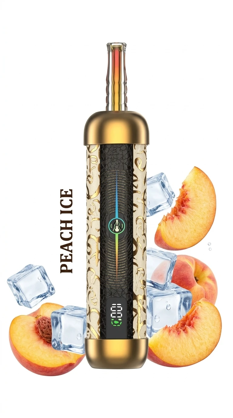 HOOKAH LIT PRO Disposable - PEACH ICE - (60000 Puffs) ( RECHARGEABLE ) 1 HOOKAH LIT PRO Disposable - PEACH ICE - (60000 Puffs) ( RECHARGEABLE )