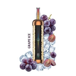HOOKAH LIT PRO للاستخدام مرة واحدة - نكهة العنب المآيس - (60000 Puffs) ( RECHARGEABLE )