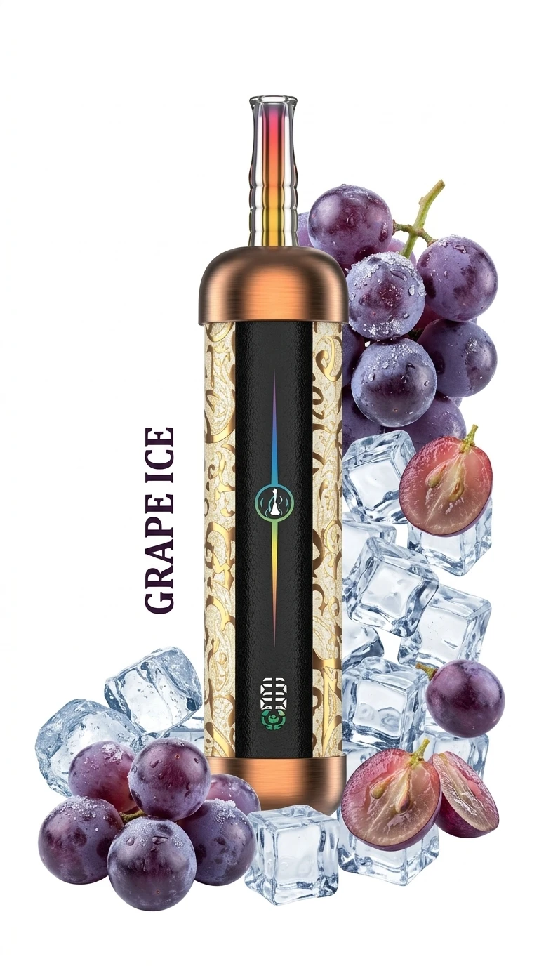 HOOKAH LIT PRO Disposable - GRAPE ICE - (60000 Puffs) ( RECHARGEABLE ) 1 HOOKAH LIT PRO Disposable - GRAPE ICE - (60000 Puffs) ( RECHARGEABLE )