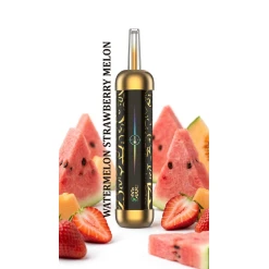 HOOKAH LIT PRO للاستخدام مرة واحدة - بطيخ، فراولة، شمام - (60000 Puffs) (RECHARGEABLE)