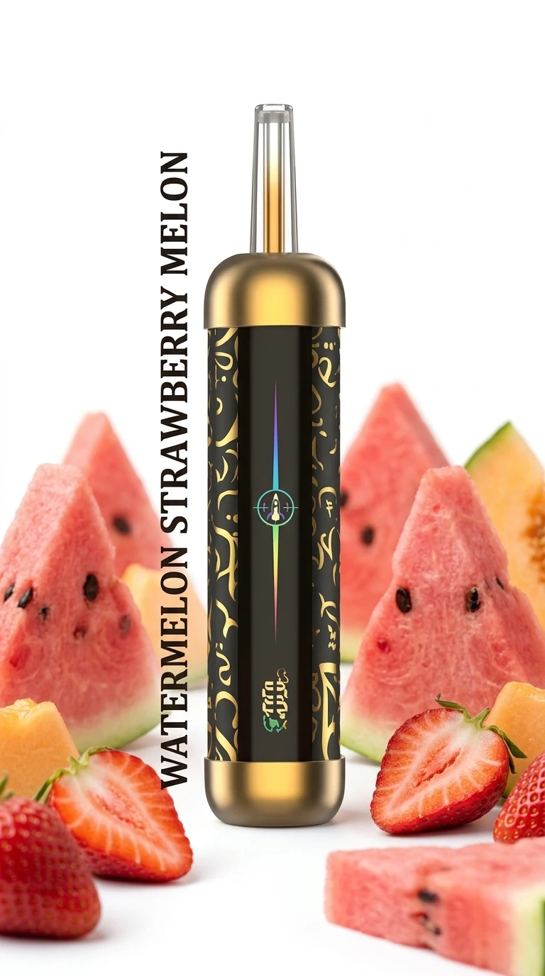 HOOKAH LIT PRO Disposable - WATERMELON STRAWBERRY MELON - (60000 Puffs) ( RECHARGEABLE ) 1 HOOKAH LIT PRO Disposable - WATERMELON STRAWBERRY MELON - (60000 Puffs) ( RECHARGEABLE )