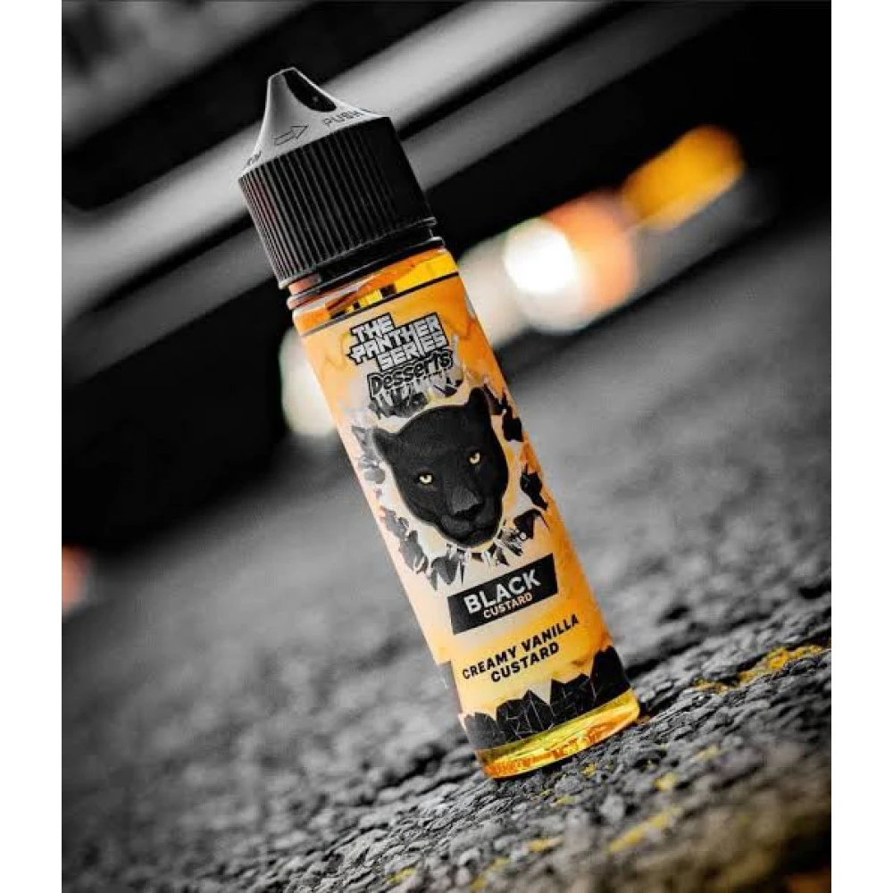 BLACK CUSTARD CREAMY VANILLA - THE PANTHER SERIES - DL - 60ML 1 BLACK CUSTARD CREAMY VANILLA - THE PANTHER SERIES - DL - 60ML