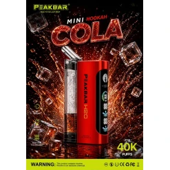 PEAKBAR H2O Disposable 40000 puff - COLA - ( RECHARGEABLE )