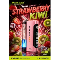PEAKBAR H2O Disposable 40000 puff - STRAWBERRY KIWI - ( RECHARGEABLE )