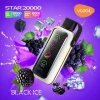 Vozol Disposable Star 20000 puff - BLACK ICE - ( RECHARGEABLE )