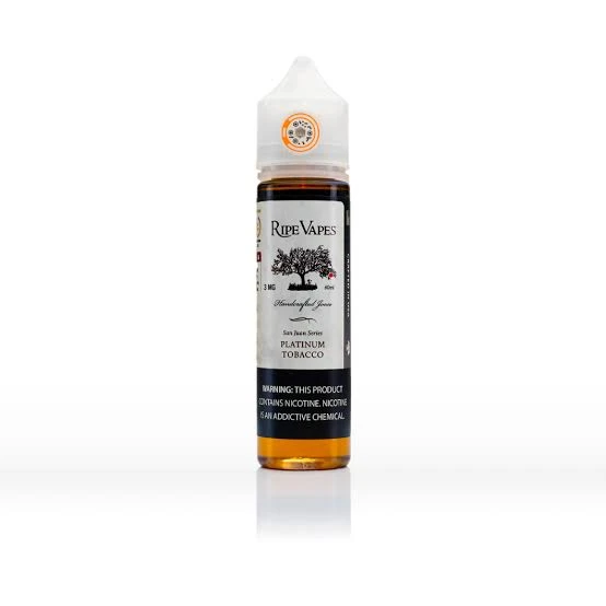 PLATINUM TOBACCO - Ripe Vapes - MTL - 60ML 1 PLATINUM TOBACCO - Ripe Vapes - MTL - 60ML