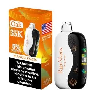 RIPE VAPES OAK Disposable 35000 puffs - MANGO OASIS - ( RECHARGEABLE ) 50MG 1 RIPE VAPES OAK Disposable 35000 puffs - MANGO OASIS - ( RECHARGEABLE ) 50MG